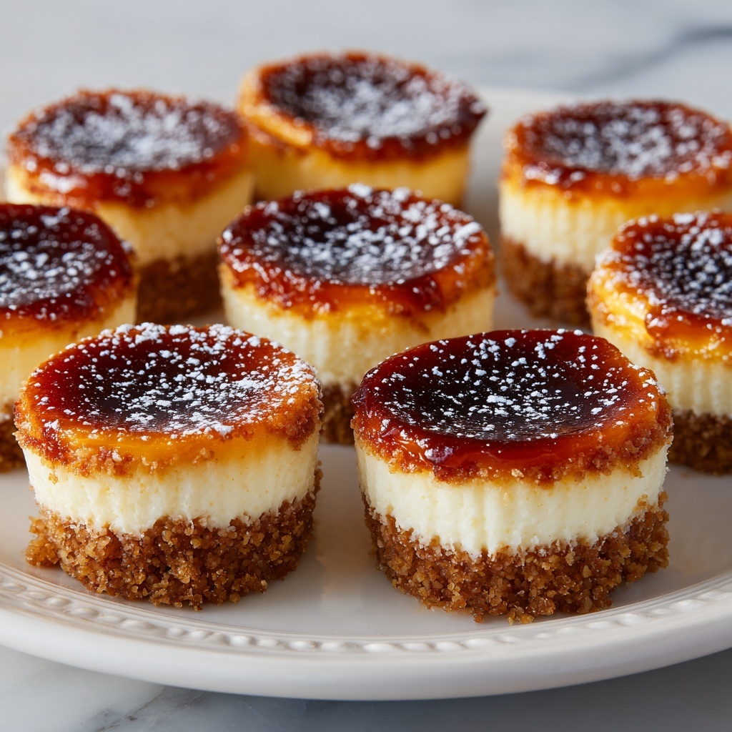 Mini Crème Brûlée Cheesecakes Recipe - Recipe Image