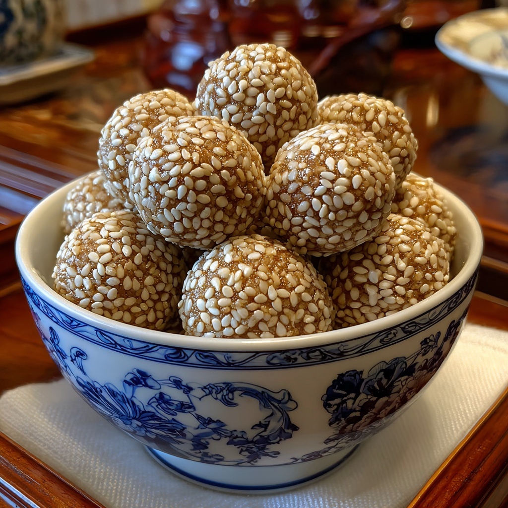 Sweet Potato Sesame Balls Recipe - Recipe Image