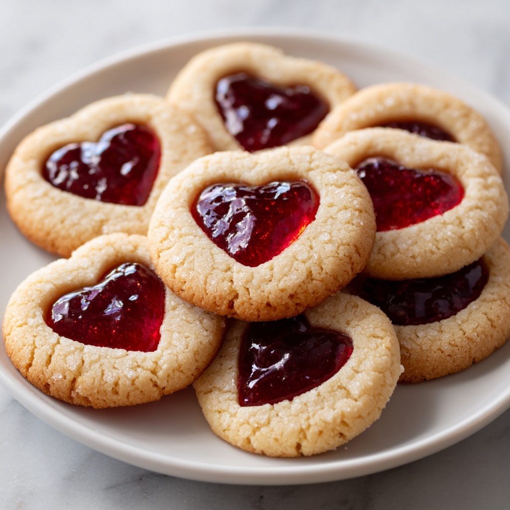 Heart Jam Cookies Recipe - Recipe Image