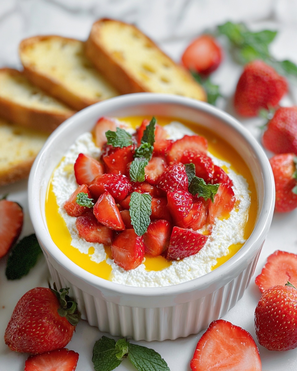Whipped Feta Dip with Roasted Strawberries Recipe - Recipe Image