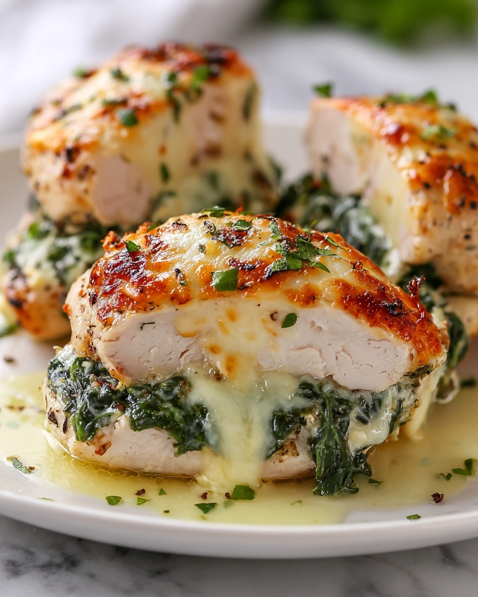 Creamy Chicken and Spinach Casserole Recipe - Recipe Image