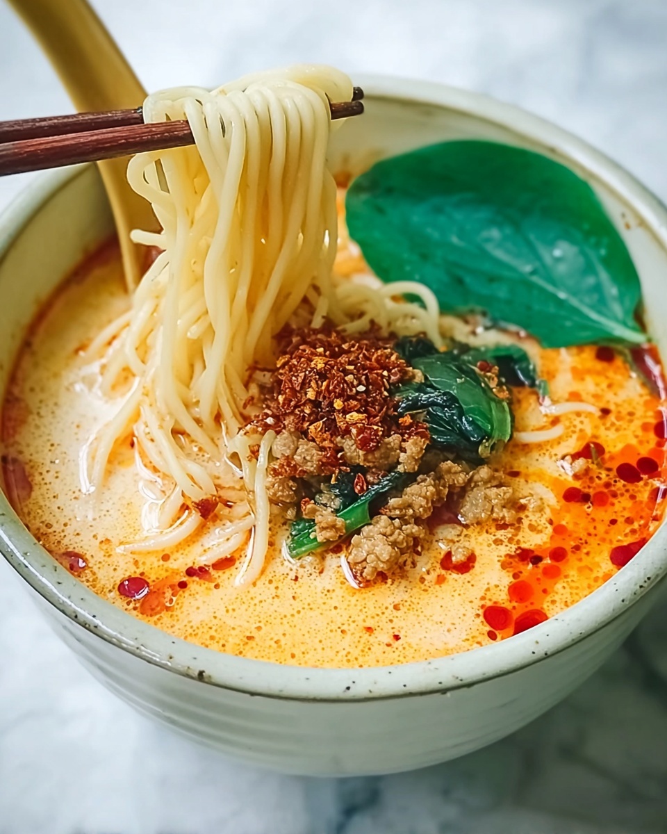 Easy Japanese Tan Tan Men Recipe - Recipe Image