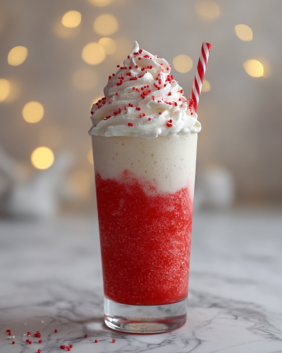 Santa Claus Frappuccino Recipe - Recipe Image