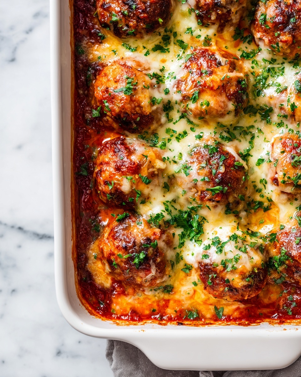 Dump and Bake Meatball Casserole Recipe - Recipe Image