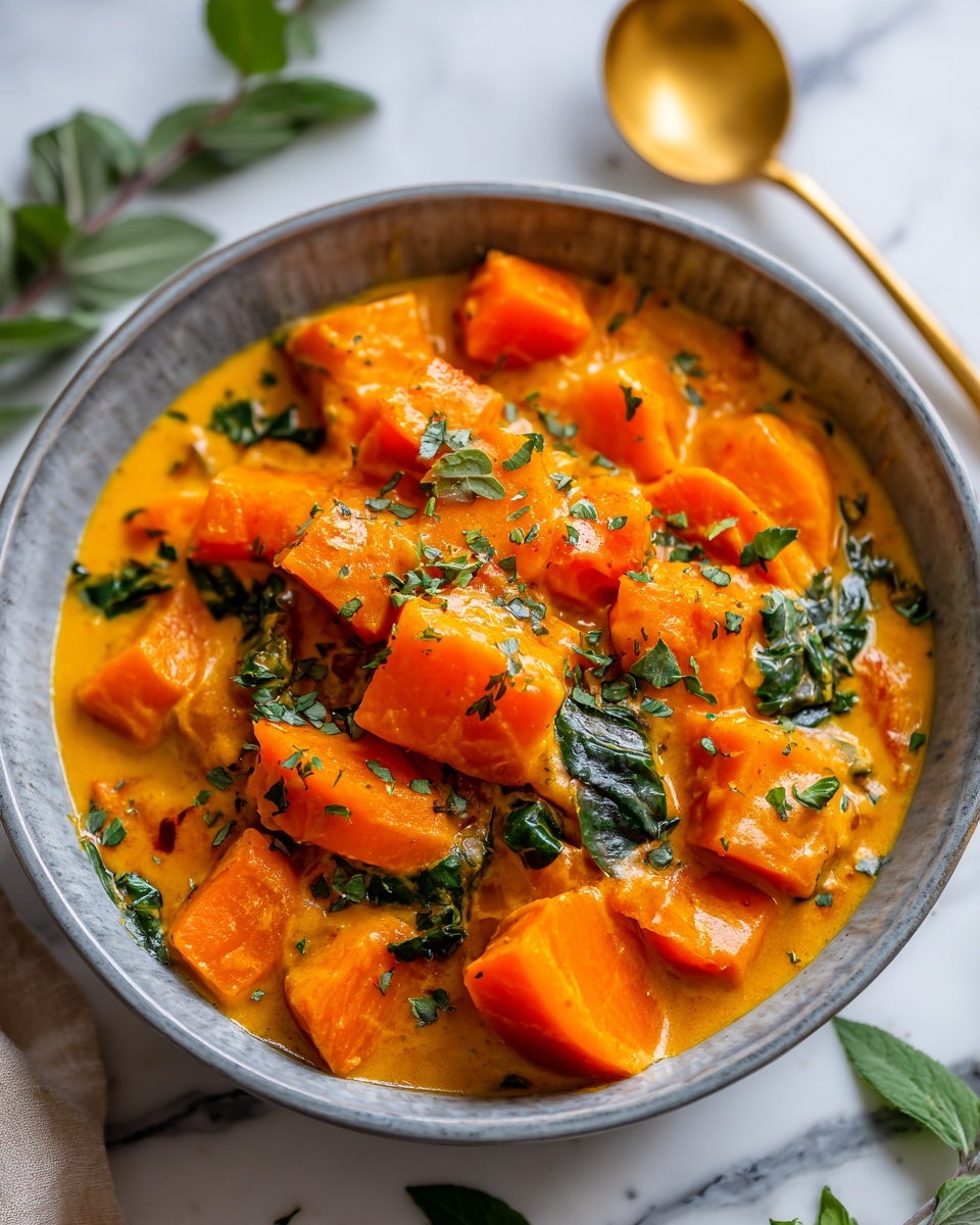 Creamy Indian Pumpkin Curry Recipe - Recipe Image