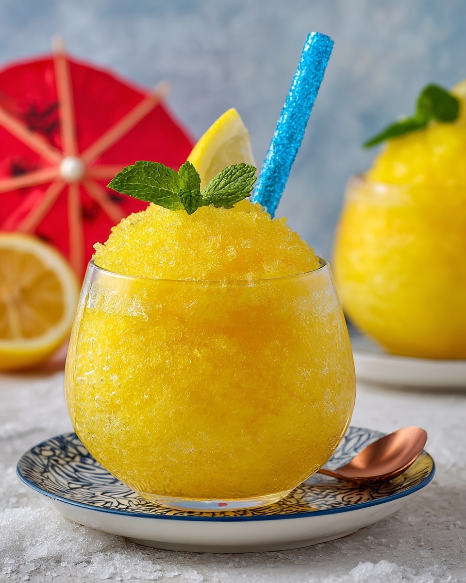Frozen Lemonade Slush Recipe - Recipe Image