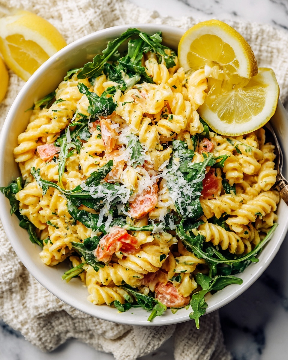 Lemon Basil Parmesan Pasta Salad Recipe - Recipe Image