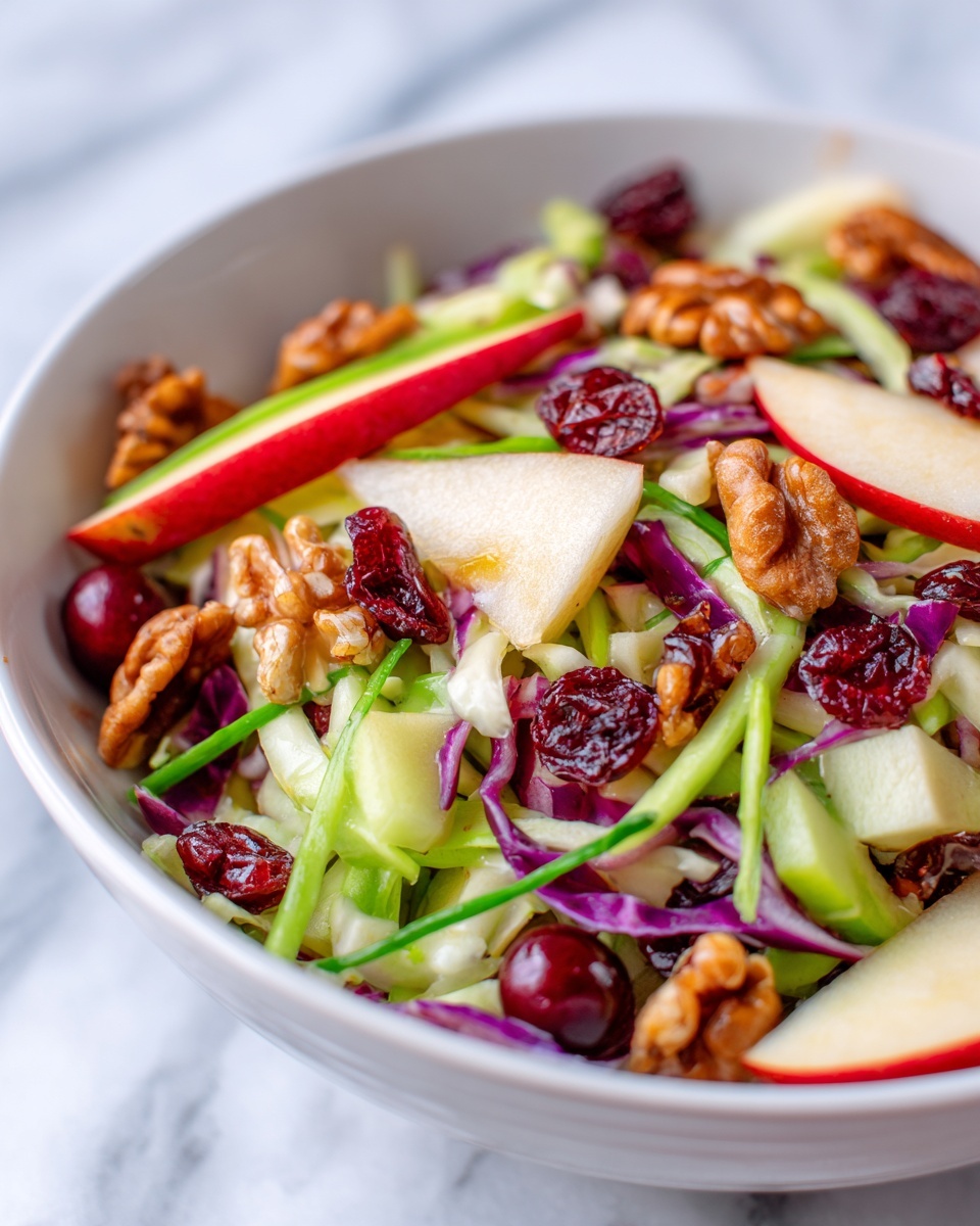 Apple Cranberry Coleslaw Recipe - Recipe Image