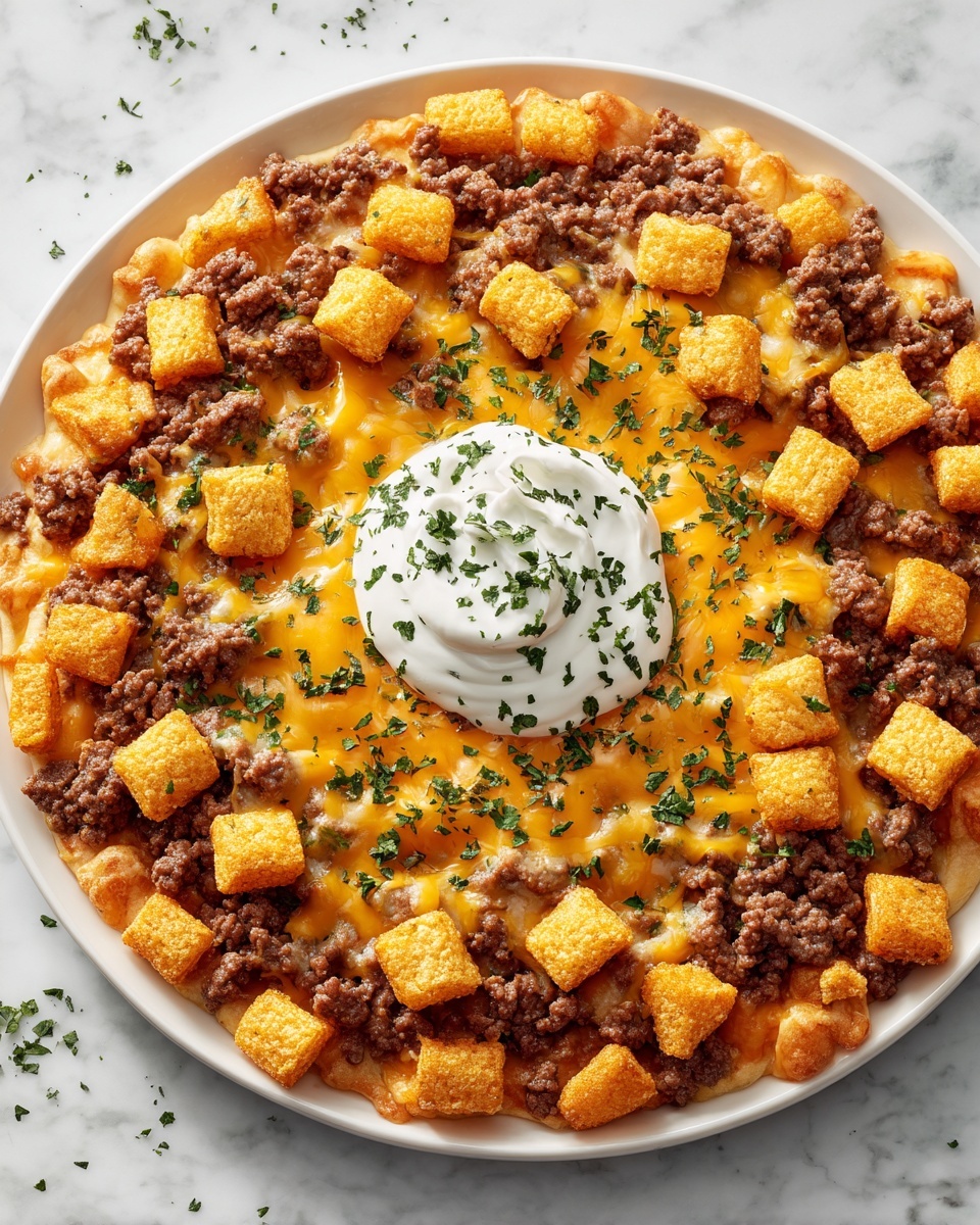 Cheesy One Pot Cowboy Casserole Recipe - Recipe Image