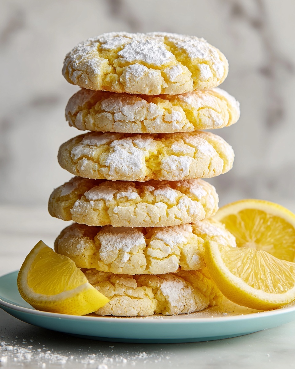 Gluten-Free Almond Flour Lemon Cookies Recipe - Recipe Image
