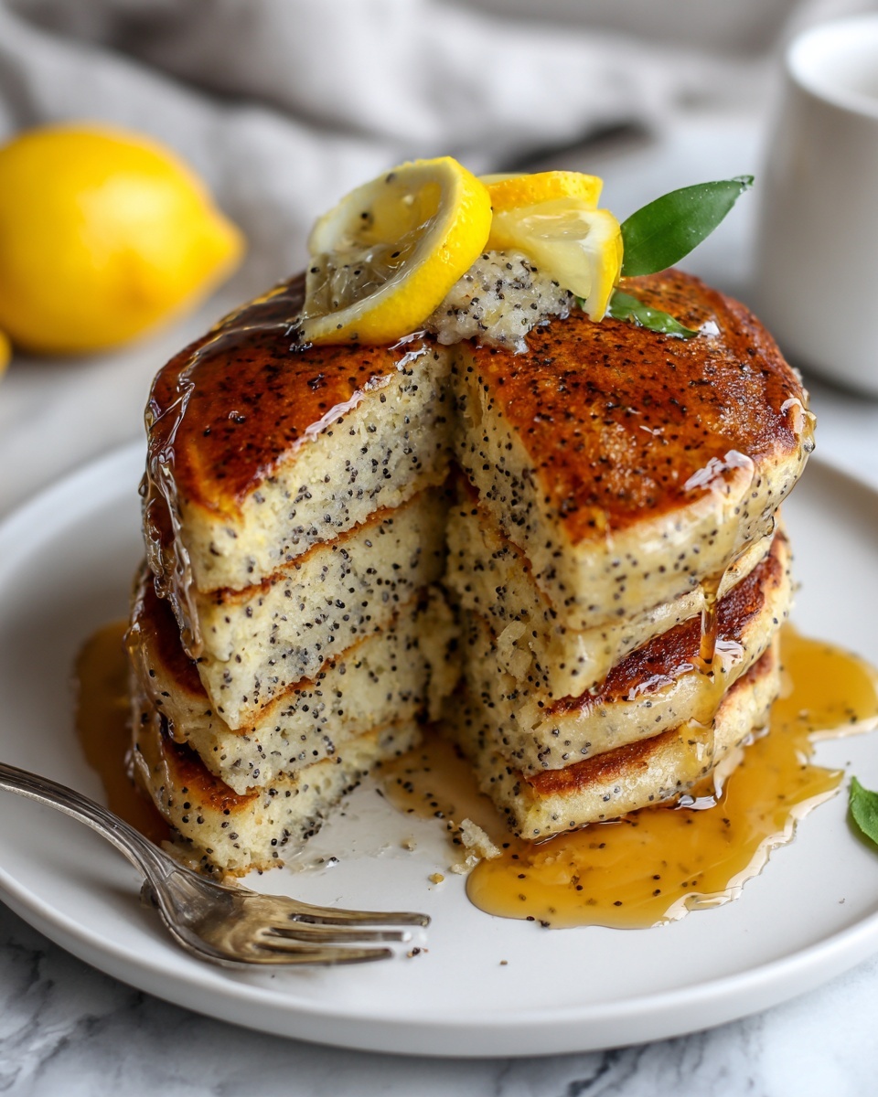 Lemon Poppy Seed Pancakes Recipe - Recipe Image