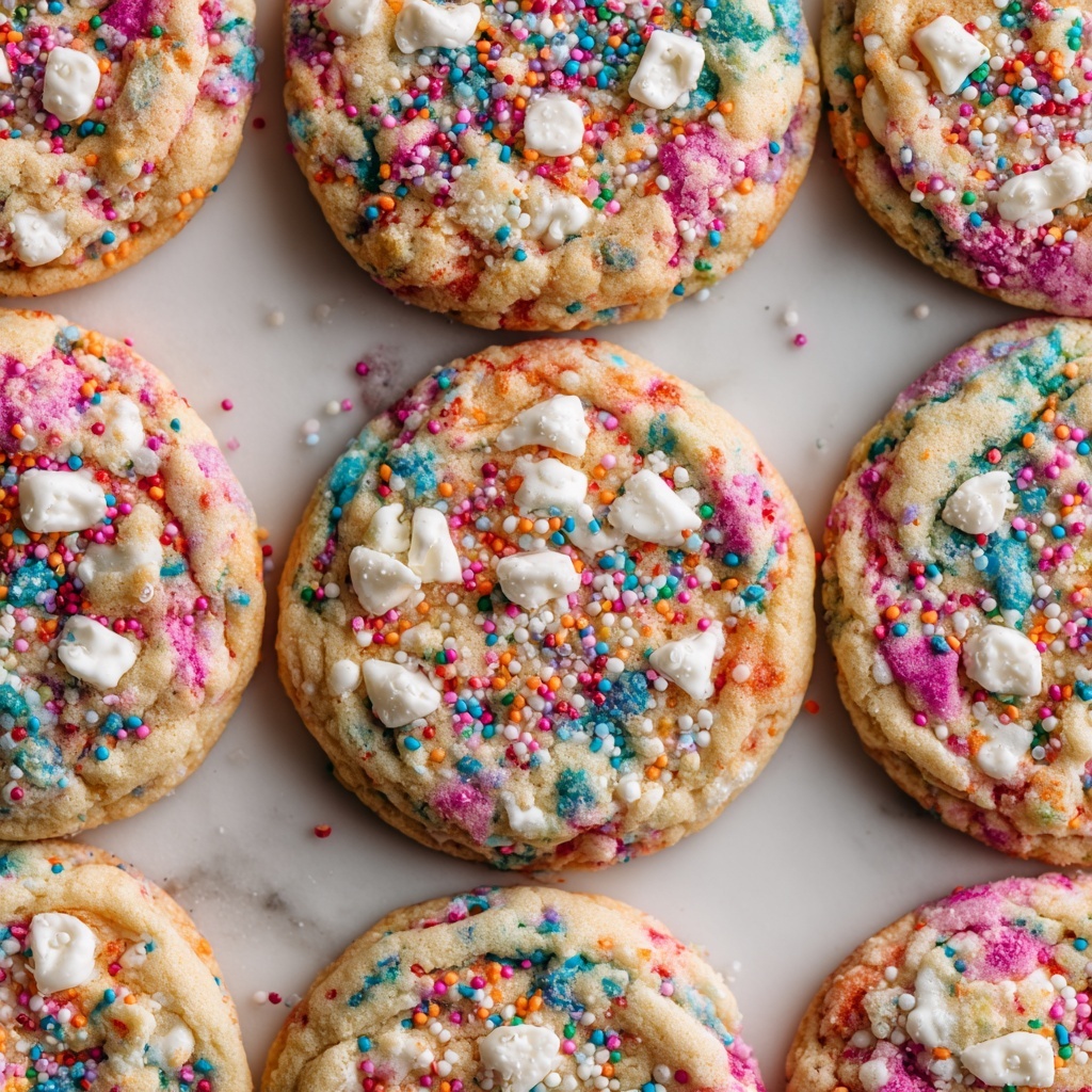 White Chocolate Confetti Cookies Recipe - Recipe Image