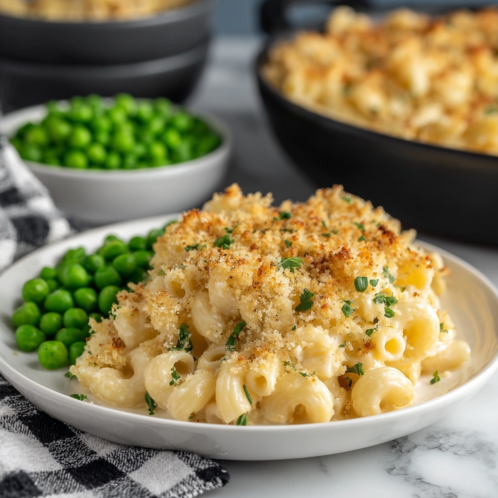 Parmesan Garlic Chicken Mac and Cheese Recipe - Recipe Image