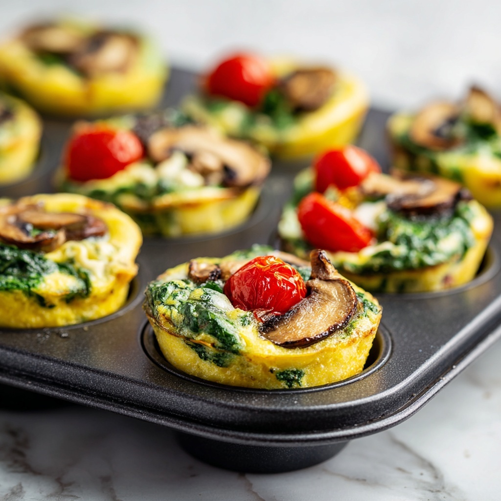 Spinach Quiche Muffins Recipe - Recipe Image