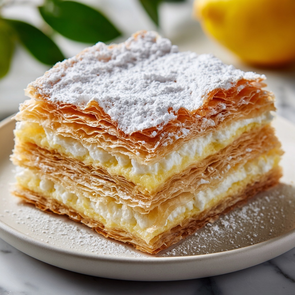 Bougatsa: A Delightful Greek Pastry with Lemon Custard Recipe - Recipe Image