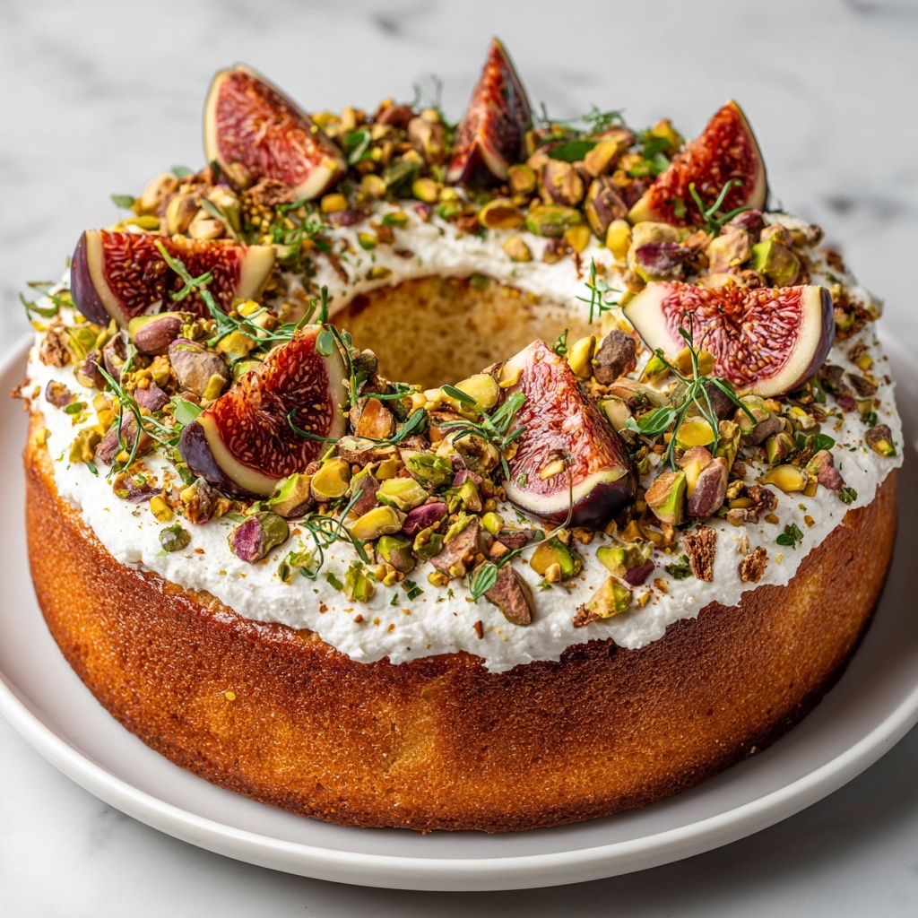 Fig, Goat Cheese & Pistachio Wreath Recipe - Recipe Image