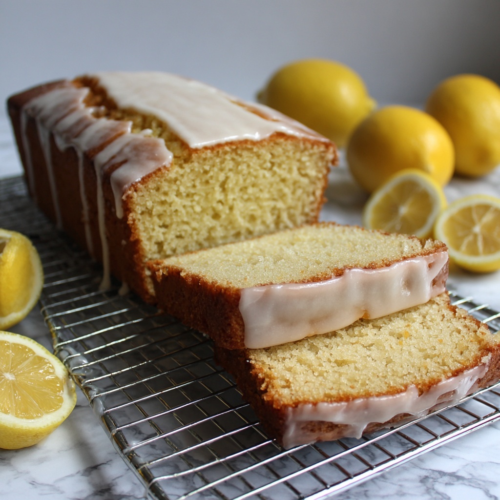 Healthy Greek Yogurt Lemon Loaf Cake Recipe - Recipe Image