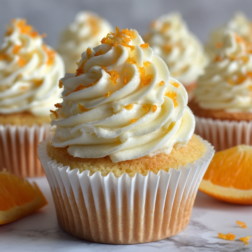 Orange Creamsicle Cupcakes Recipe - Recipe Image