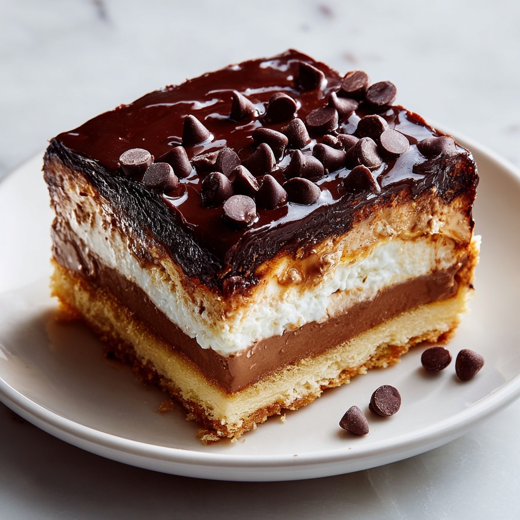 Chocolate Peanut Butter Lasagna Recipe - Recipe Image
