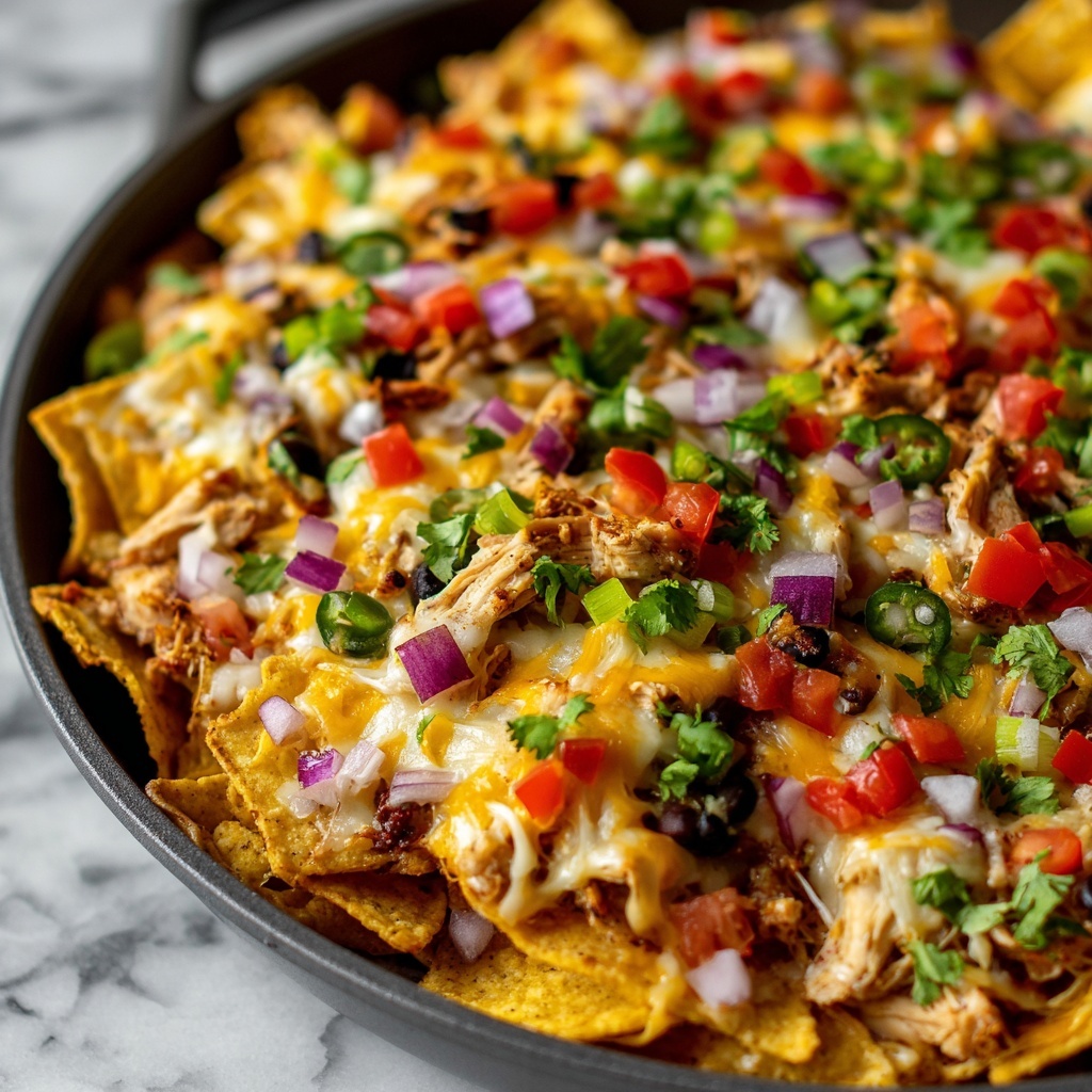 Slow Cooker Chicken Nachos Recipe - Recipe Image
