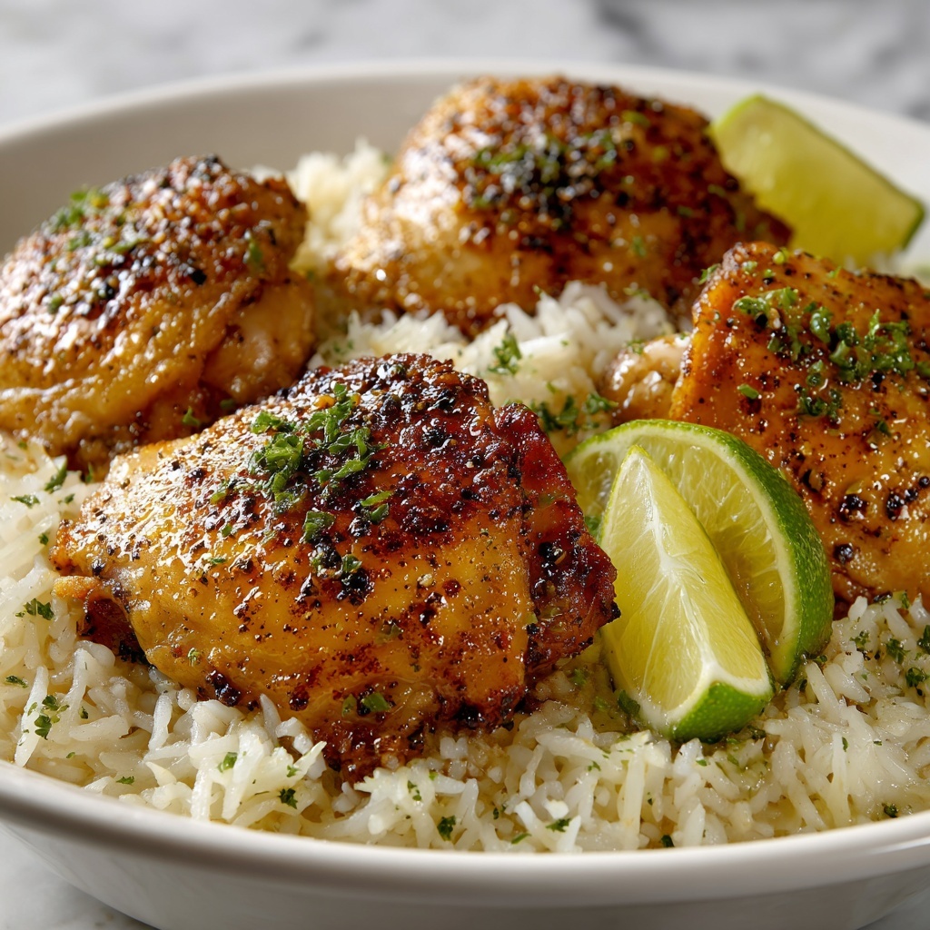 Coconut Lime Chicken and Rice Recipe - Recipe Image