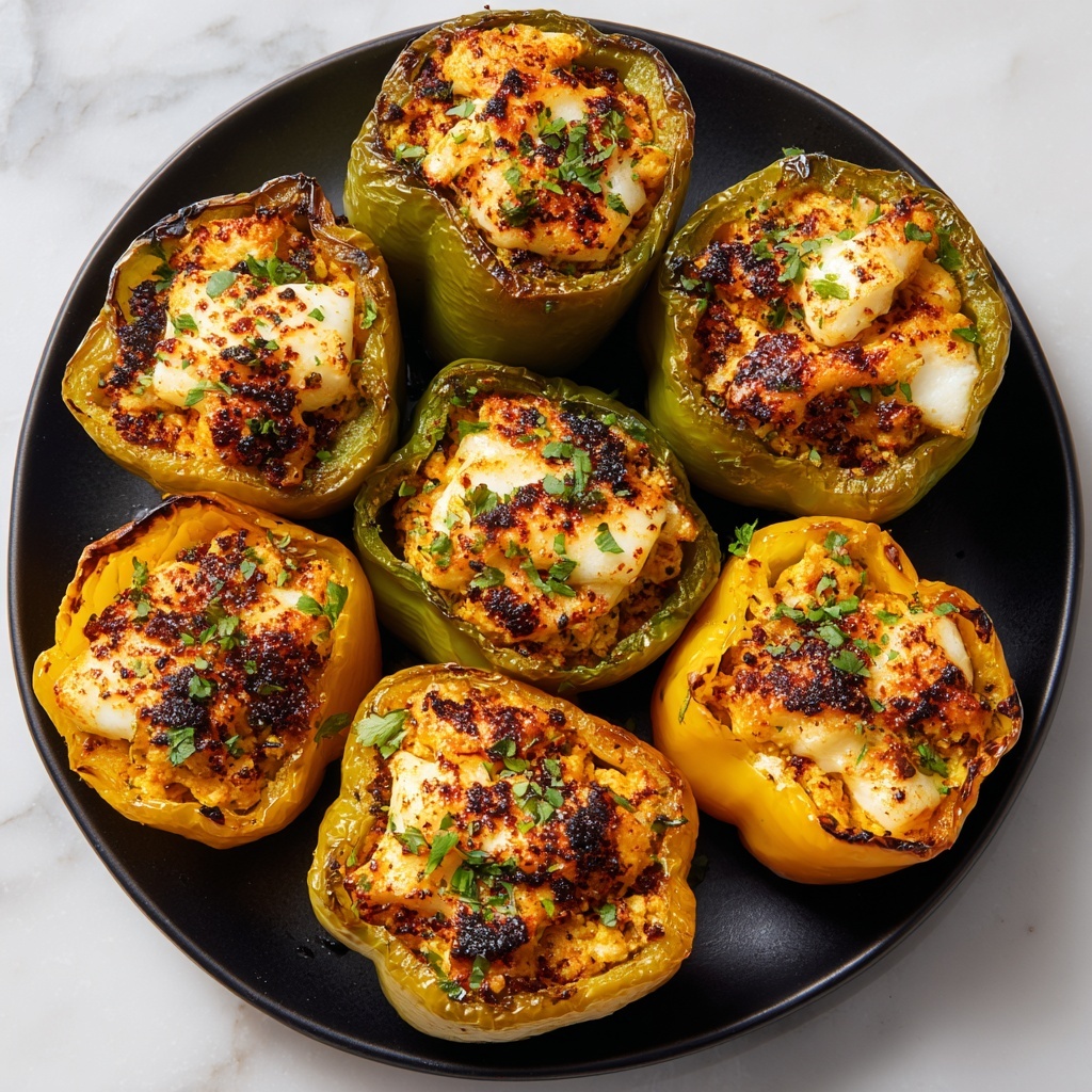Buffalo Chicken Stuffed Peppers Recipe - Recipe Image