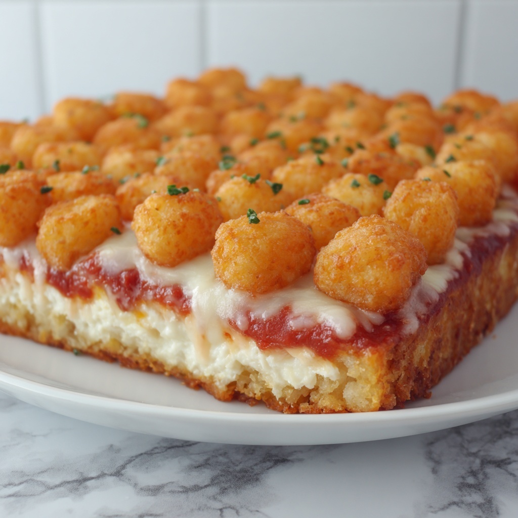The Joy of Tater Tot Pizza Recipe - Recipe Image