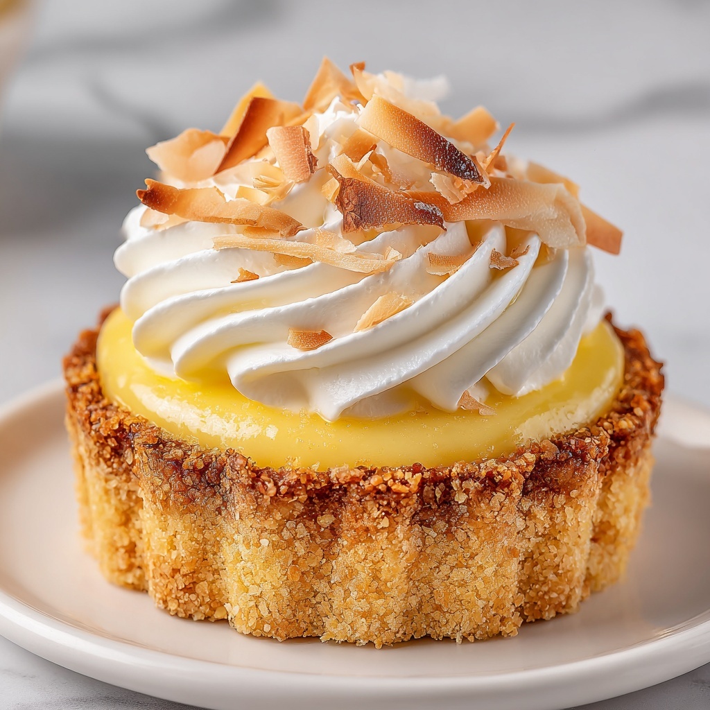 Mini Coconut Cream Pies Recipe - Recipe Image