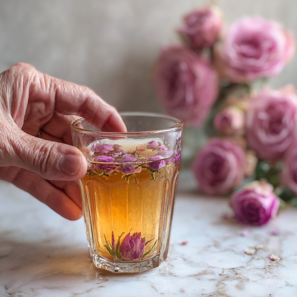 Rose Simple Syrup Recipe - Recipe Image