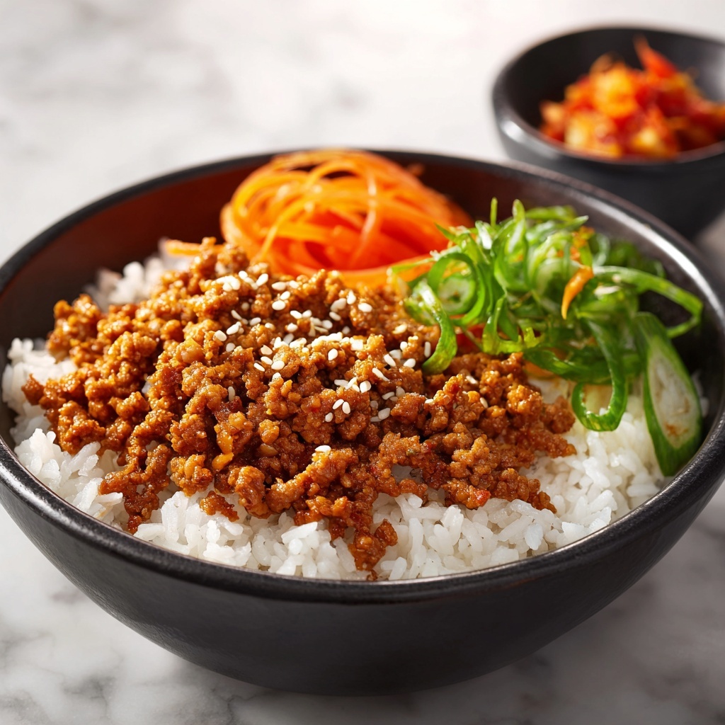 Korean Ground Beef Bowl Recipe - Recipe Image
