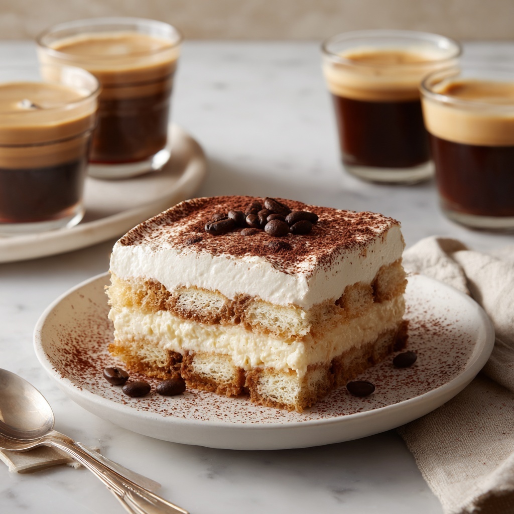 Classic Tiramisu with Espresso Recipe - Recipe Image