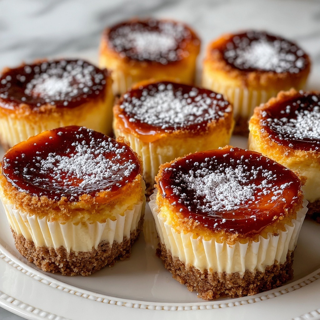 Mini Crème Brûlée Cheesecakes Recipe - Recipe Image