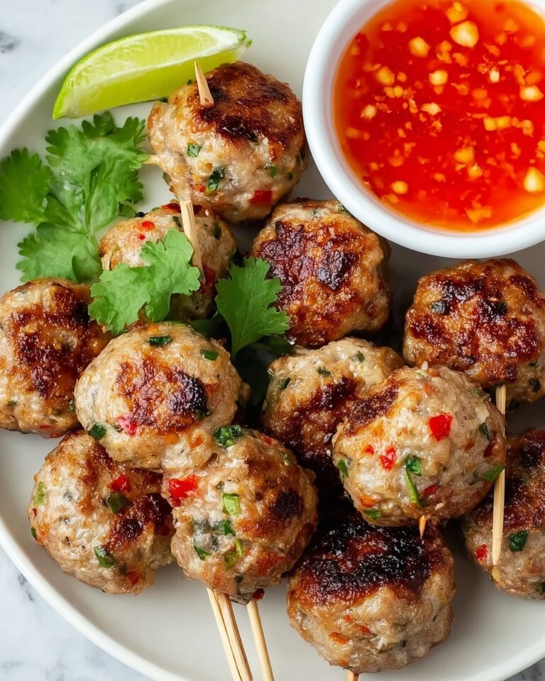 Spicy Baked Shrimp Balls with Sweet Chili Sauce Recipe