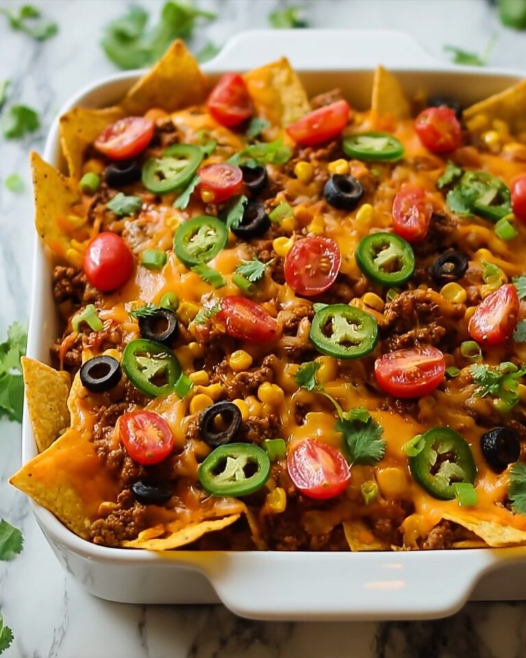 Beef Nacho Casserole Recipe