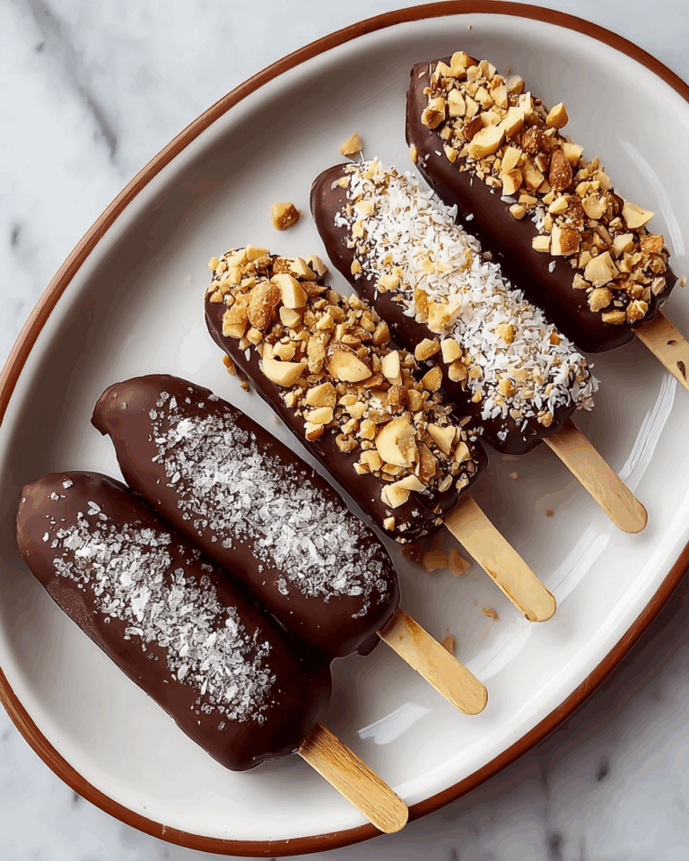 Chocolate Covered Banana Pops Recipe