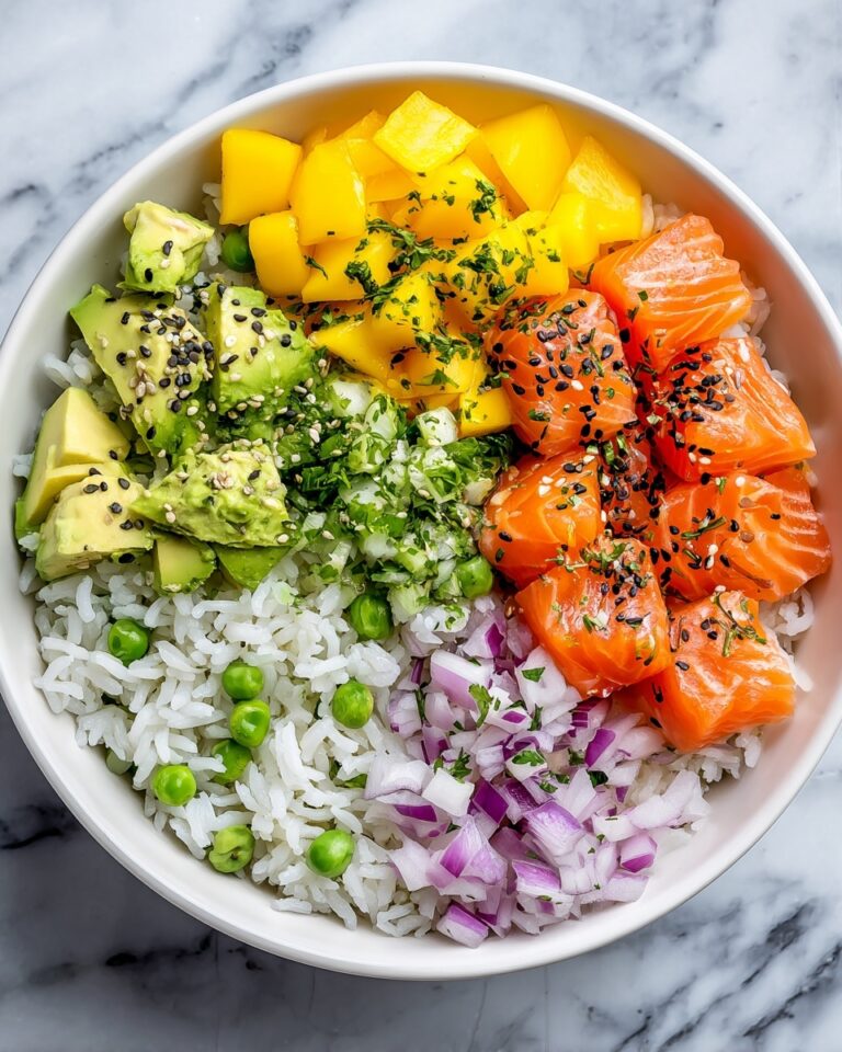 Spicy Salmon Bowls with Coconut Rice Recipe