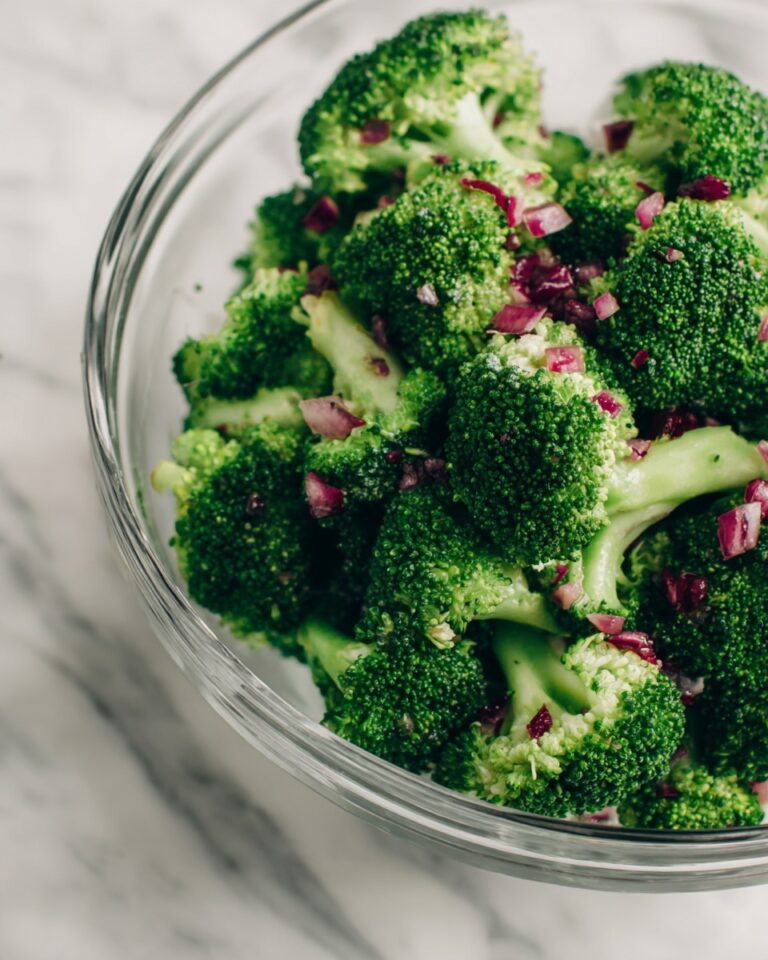 Creamy Broccoli Salad with Bacon and Cheddar Recipe