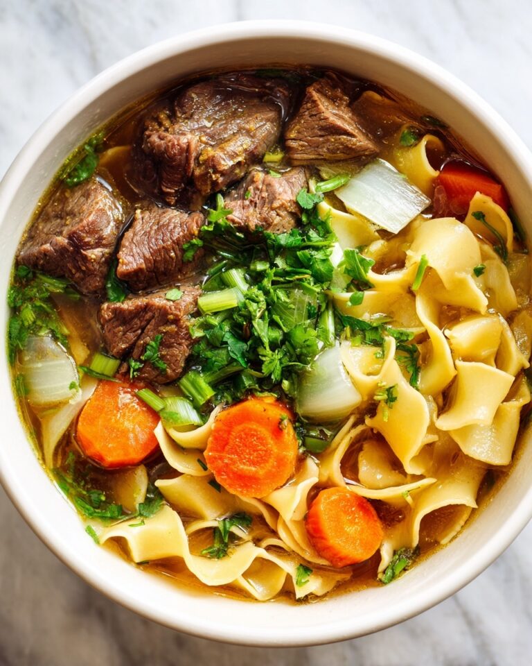 Hearty Beef Noodle Soup Recipe