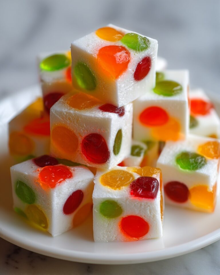 Easy Christmas Gumdrop Nougat Candy Recipe