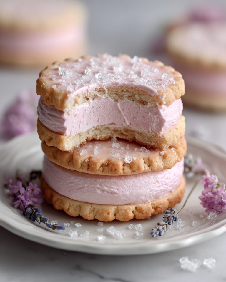Lemon Lavender Sandwich Cookies Recipe