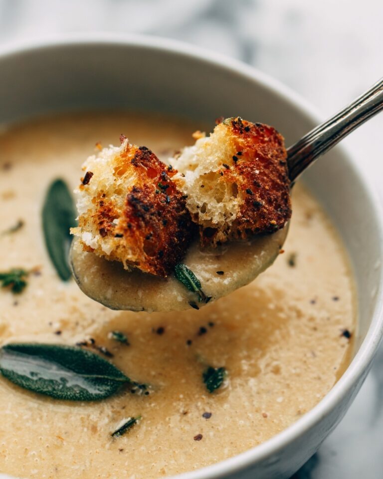 Roasted Garlic Soup Recipe