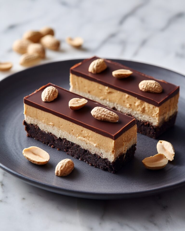 Peanut-Chocolate Cheesecake Bars Recipe