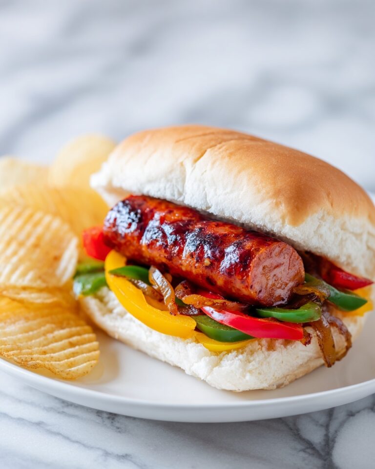 Sausage, Peppers, and Onions Sandwiches Recipe
