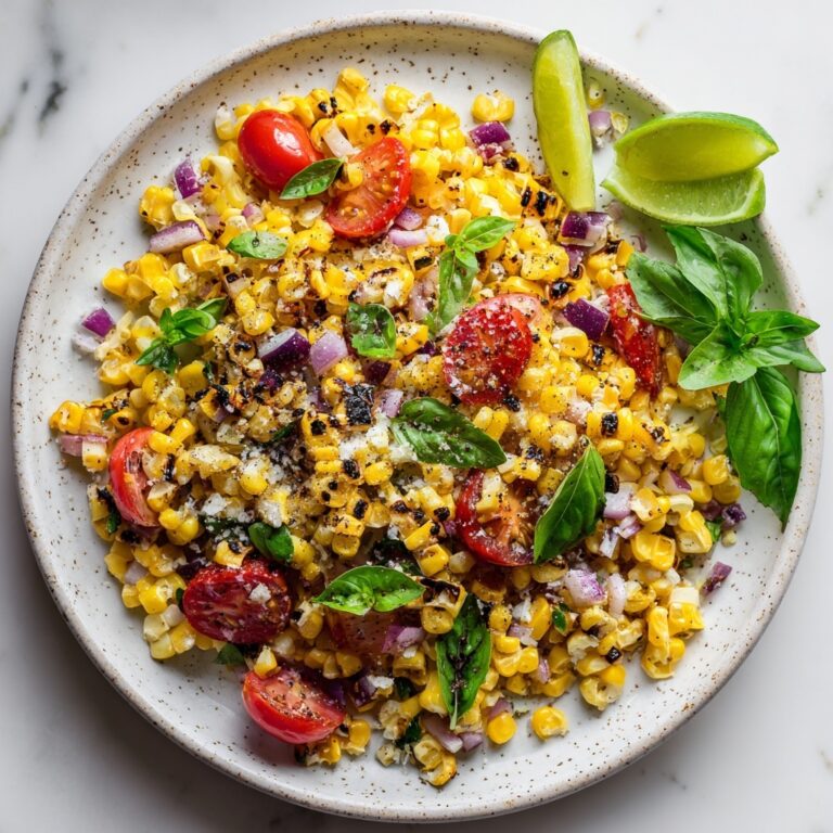 Charred Corn Delight with Feta and Fresh Herbs Recipe