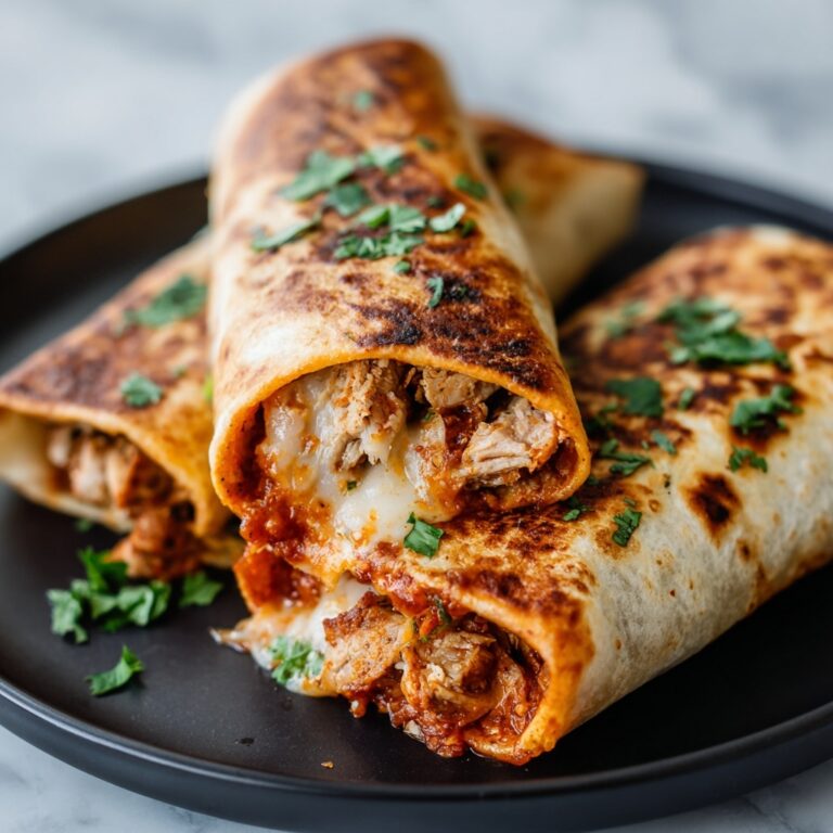 Baked Chicken Chimichangas Recipe