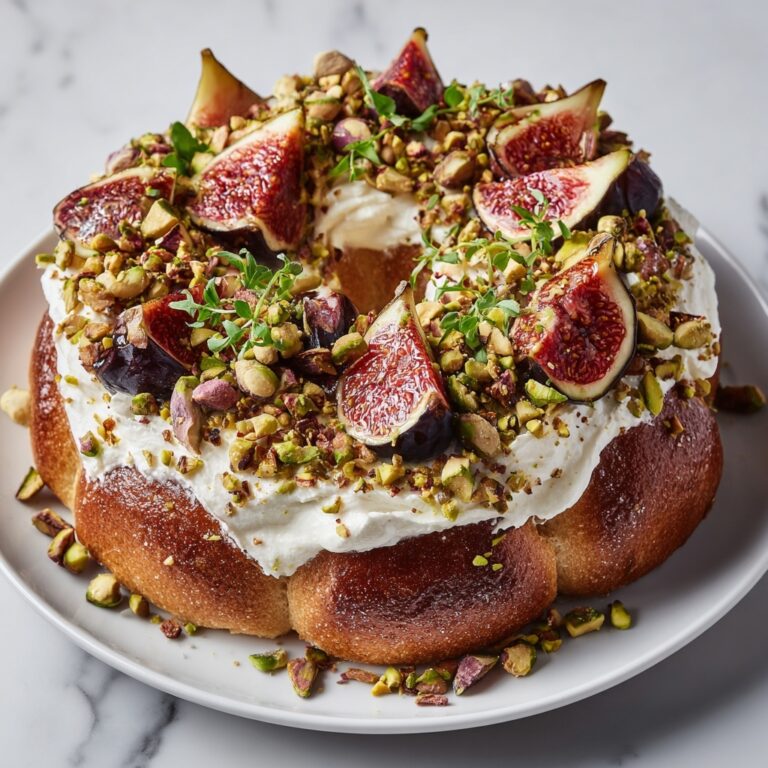 Fig, Goat Cheese & Pistachio Wreath Recipe