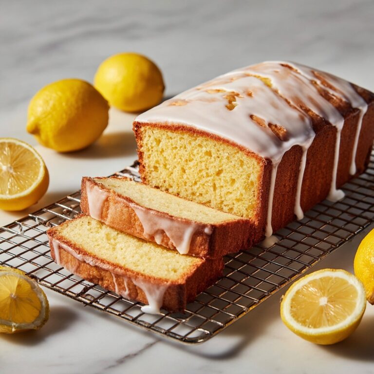 Healthy Greek Yogurt Lemon Loaf Cake Recipe