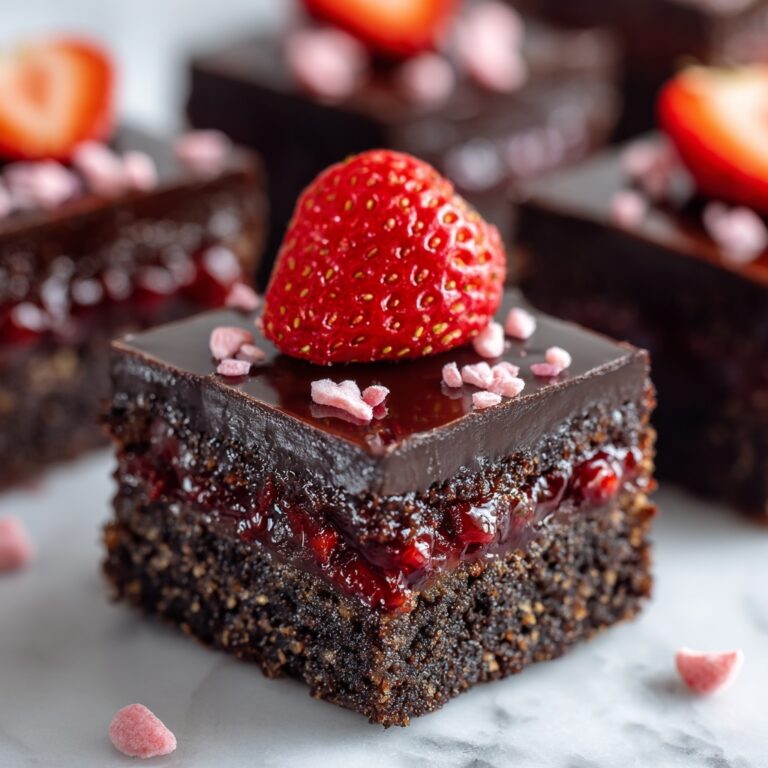 Chocolate Covered Strawberry Brownies Recipe