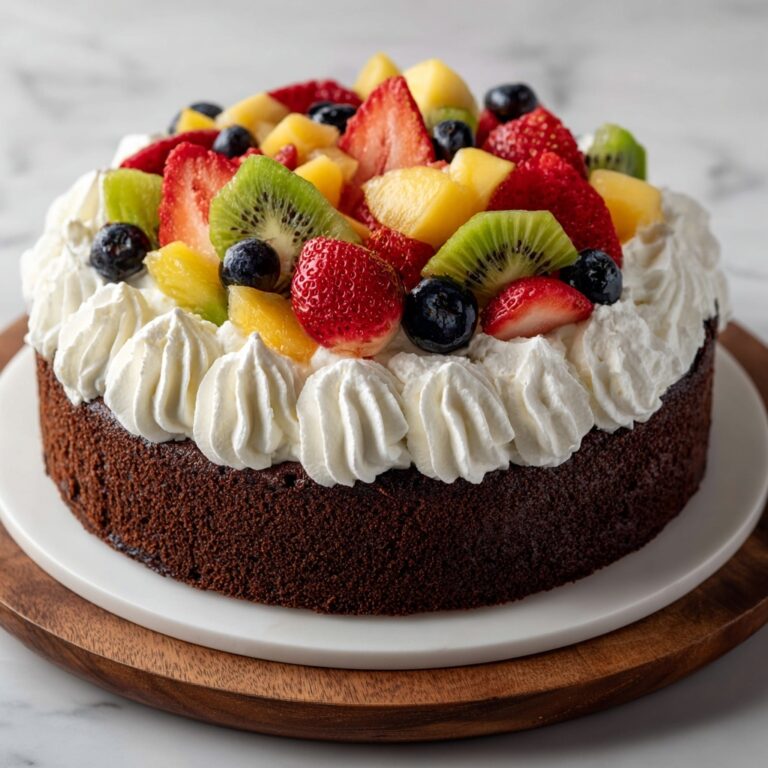 Brownie Fruit Pizza Recipe