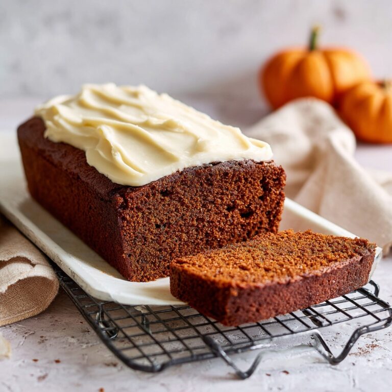 Pumpkin Bread with Cream Cheese Frosting Recipe